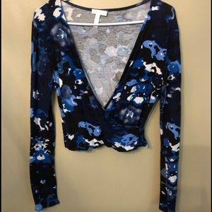 Leith Wrap Lightweight Top